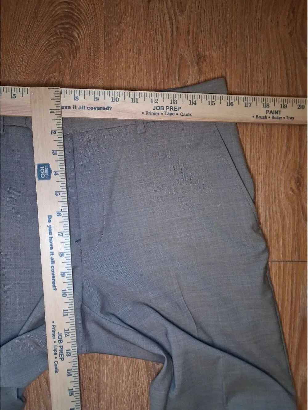 Tommy Hilfiger 2 Piece Suit Mens 40L 32x32 Beige Sharkskin